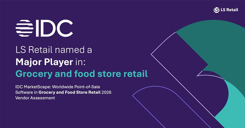 LS Retail named a major player in IDC MarketScape for worldwide point-of-sale software in grocery and food store retail 2026
